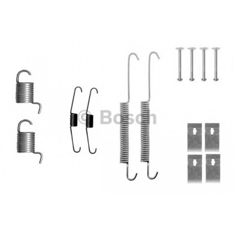 1987475307 BOSCH Монтажний комплект задніх гальмівний колодок — фото товара