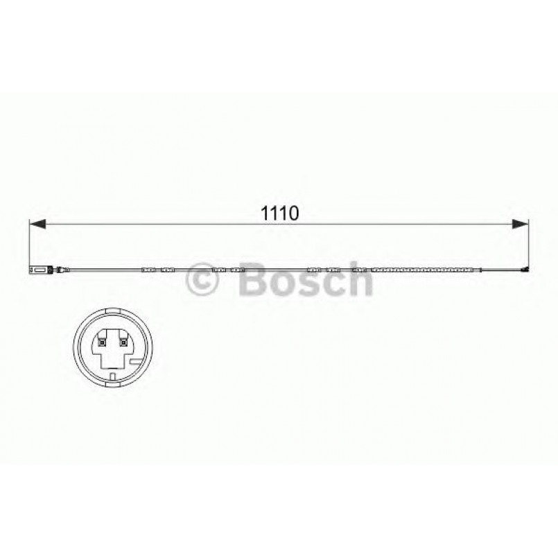 1987473515 BOSCH Датчик зносу гальмівних колодок — фото товара