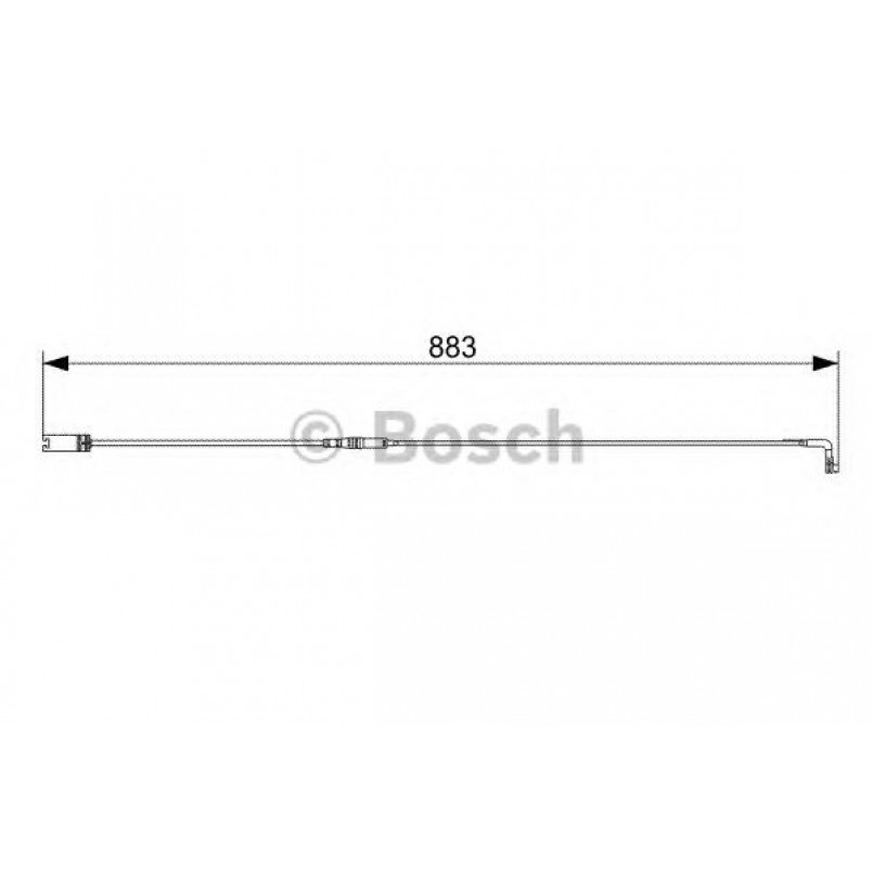 1987473005 BOSCH Датчик зносу гальмівних колодок — фото товара