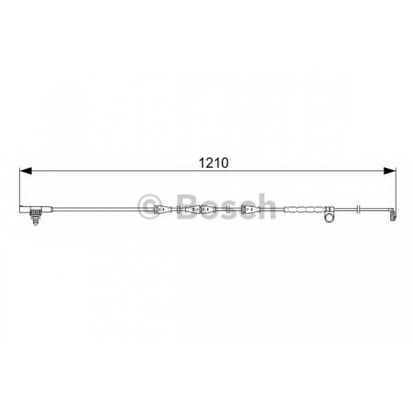 1987473054 BOSCH Датчик зносу гальмівних колодок — фото товара