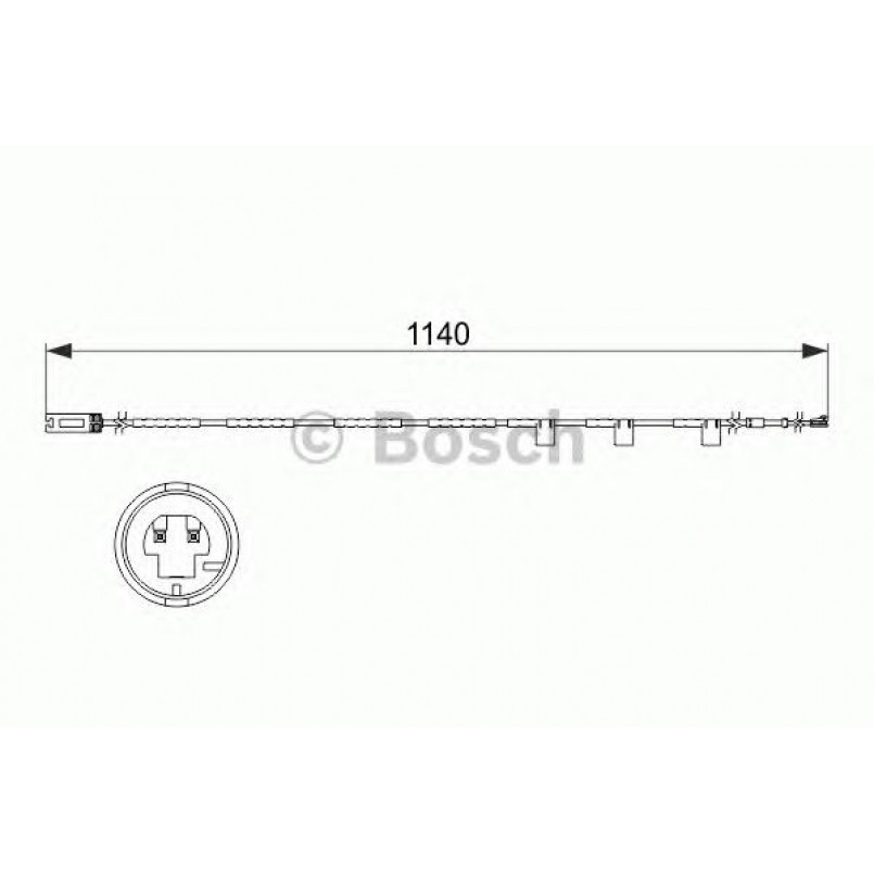 1987473525 BOSCH Датчик зносу гальмівних колодок — фото товара