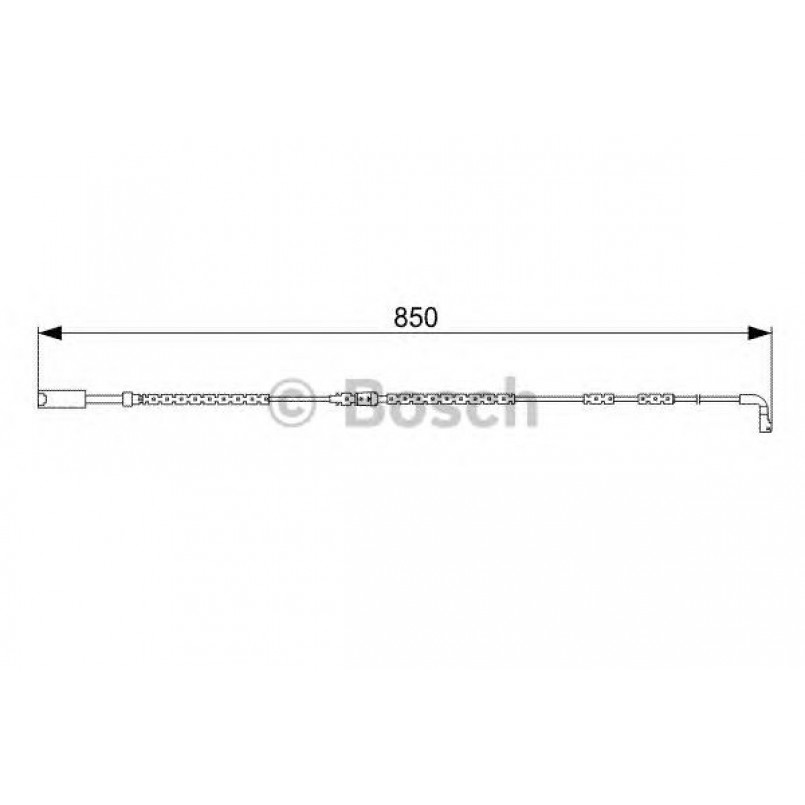 1987473030 BOSCH Датчик зносу гальмівних колодок — фото товара