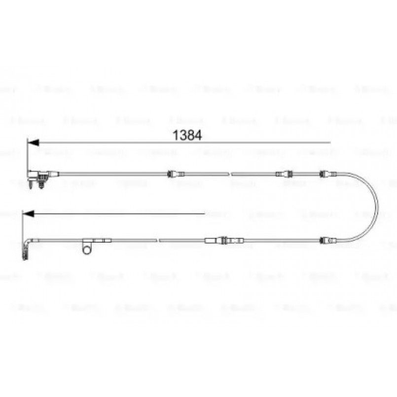 1987473582 BOSCH Датчик зносу гальмівних колодок — фото товара №1