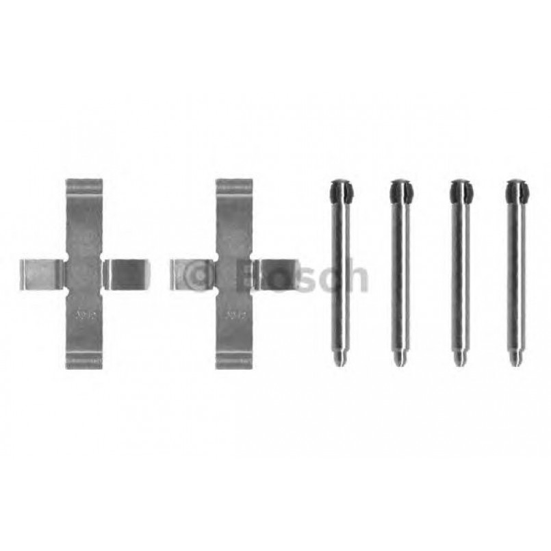 1987474100 BOSCH Монтажний комплект гальмівних колодок — фото товара