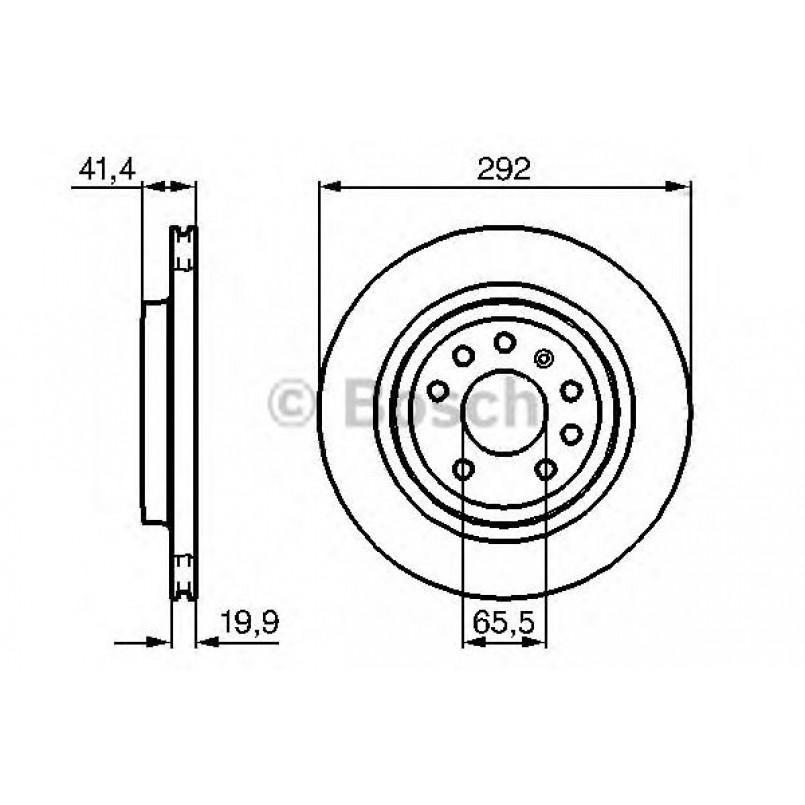 0986479142 BOSCH Гальмівний диск BD979 — фото товара №1
