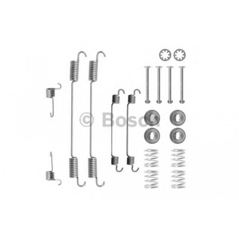 1987475251 BOSCH Монтажний комплект задніх гальмівний колодок — фото товара