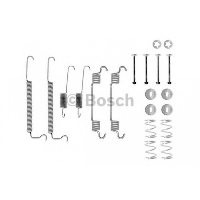 1987475312 BOSCH Монтажний комплект задніх гальмівний колодок — фото товара