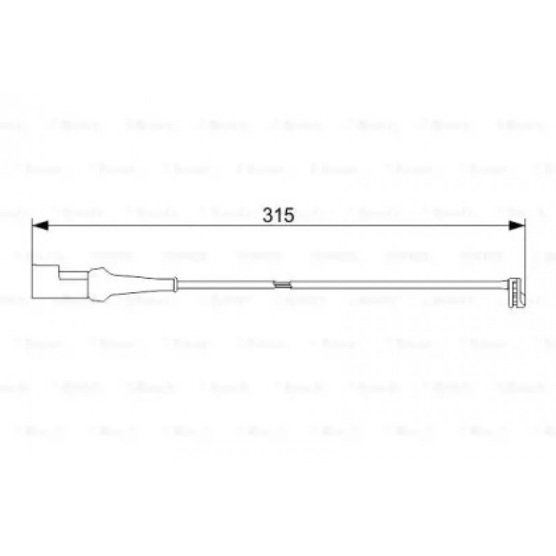 1987473572 BOSCH Датчик зносу гальмівних колодок — фото товара №1