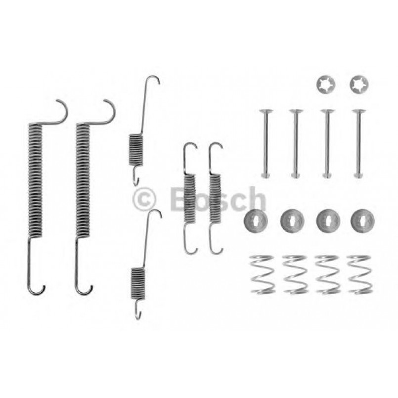 1987475098 BOSCH Монтажний комплект задніх гальмівний колодок — фото товара