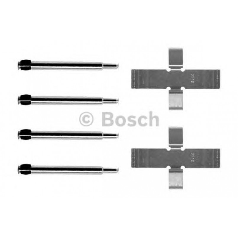 1987474051 BOSCH Монтажний комплект гальмівних колодок — фото товара