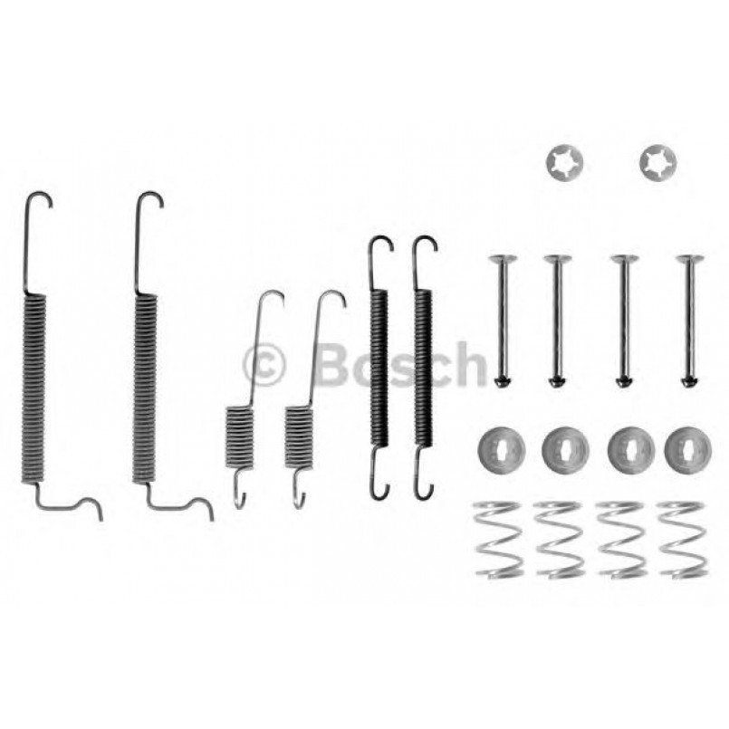 1987475122 BOSCH Монтажний комплект задніх гальмівний колодок — фото товара