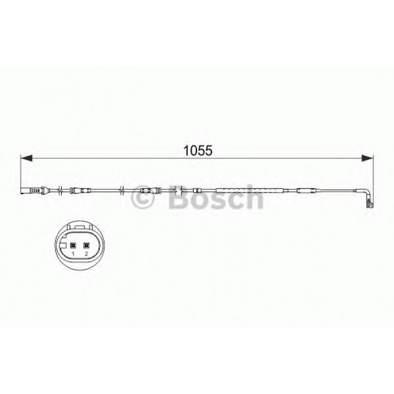 1987473506 BOSCH Датчик зносу гальмівних колодок — фото товара