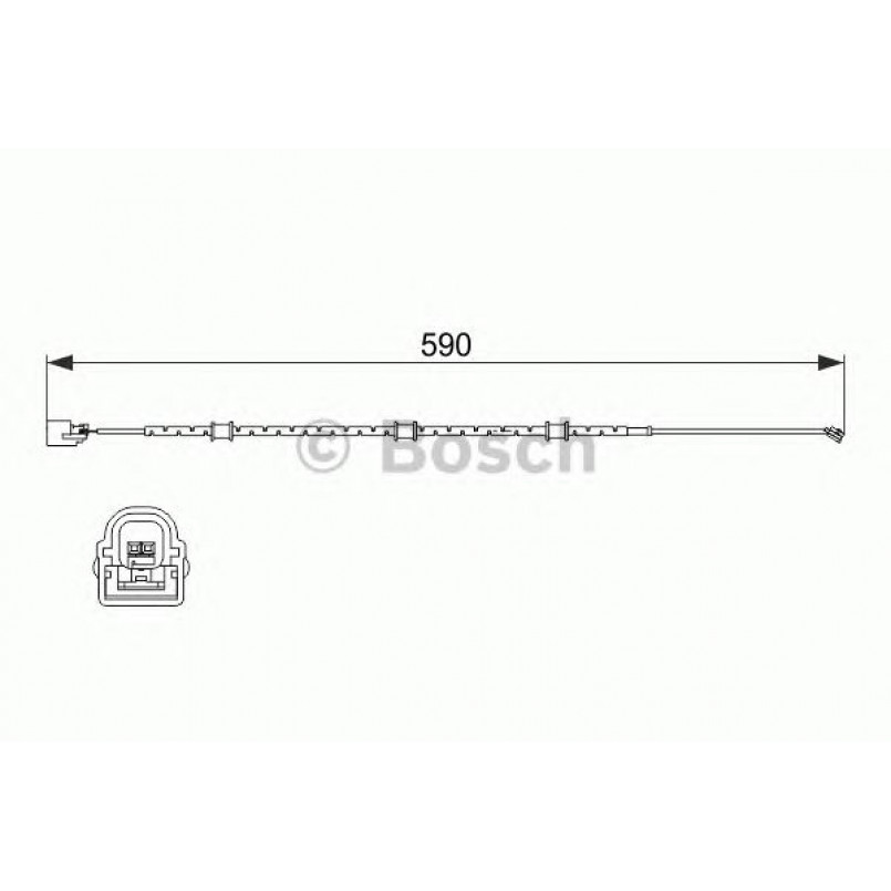1987474513 BOSCH Датчик зносу гальмівних колодок — фото товара