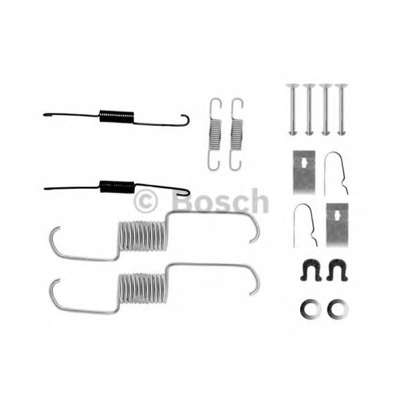 1987475252 BOSCH Монтажний комплект задніх гальмівний колодок — фото товара
