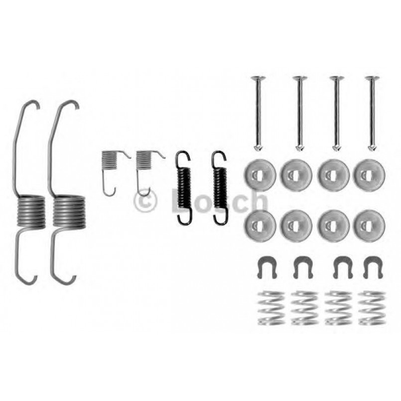 1987475106 BOSCH Монтажний комплект задніх гальмівний колодок — фото товара