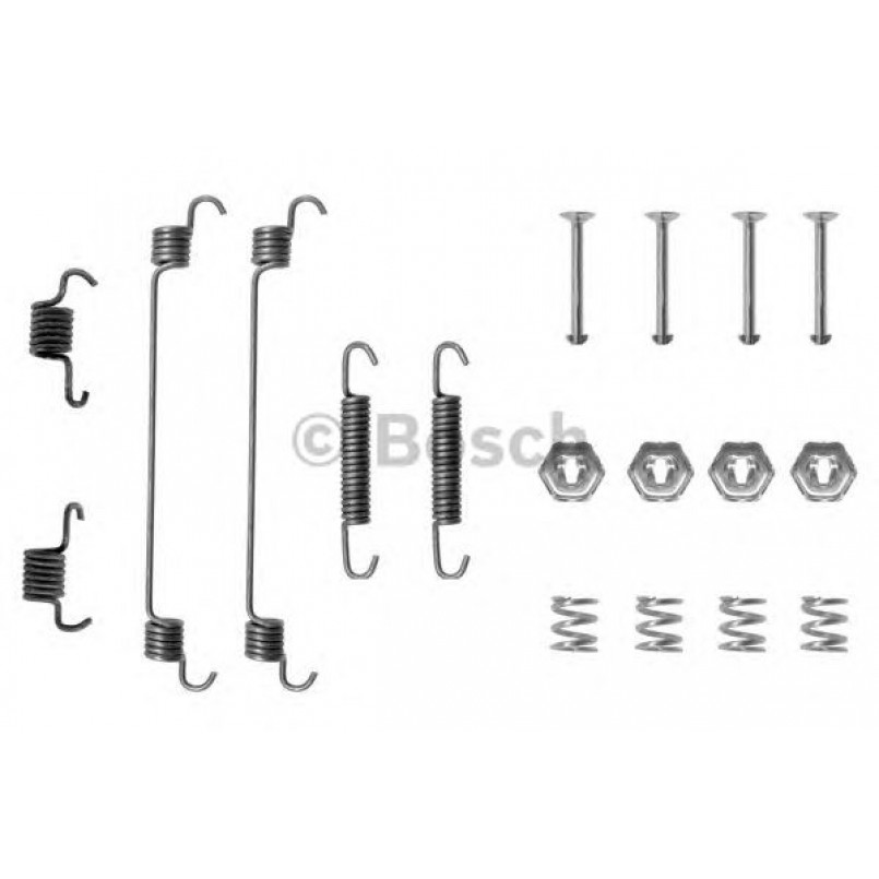 1987475101 BOSCH Монтажний комплект задніх гальмівний колодок — фото товара