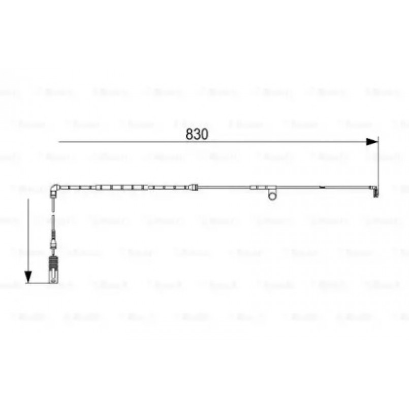 1987473579 BOSCH Датчик зносу гальмівних колодок — фото товара №1