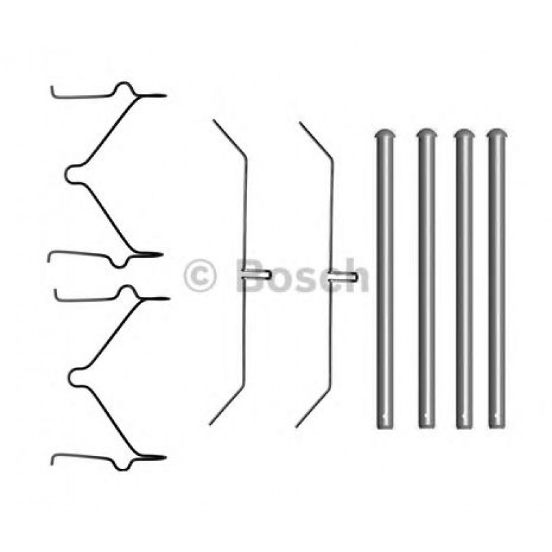 1987474698 BOSCH Монтажний комплект гальмівних колодок — фото товара