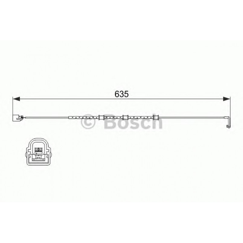 1987474515 BOSCH Датчик зносу гальмівних колодок — фото товара