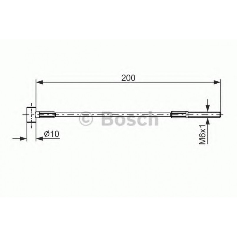 1987477979 BOSCH Трос ручного гальма — фото товара