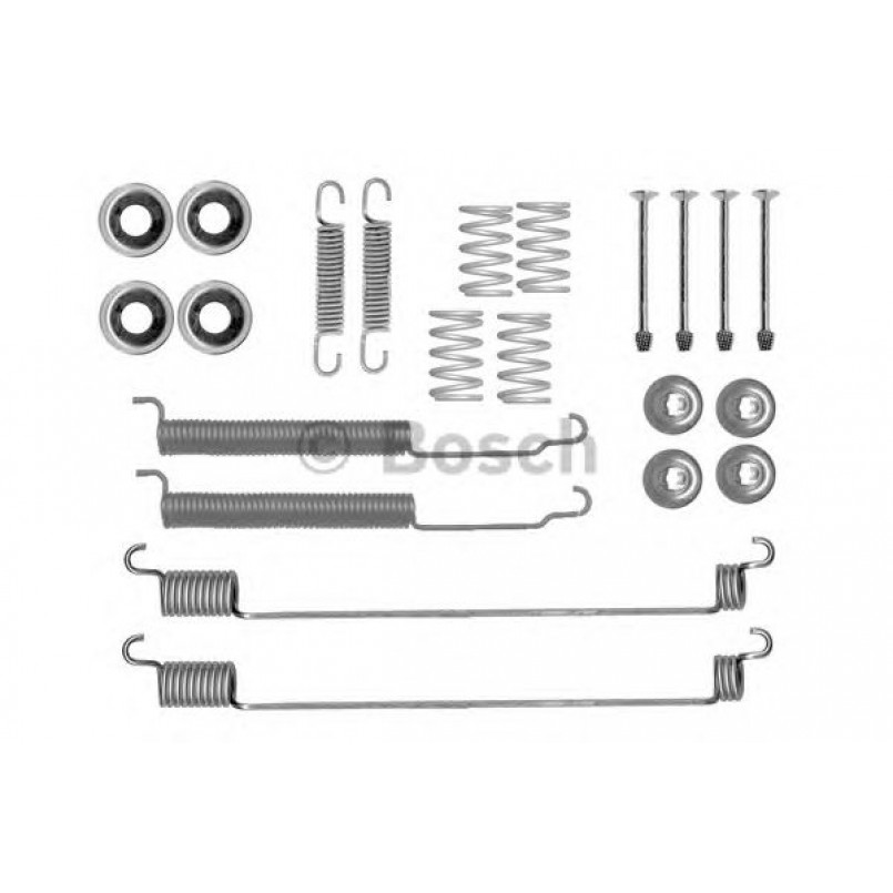 1987475308 BOSCH Монтажний комплект задніх гальмівний колодок — фото товара