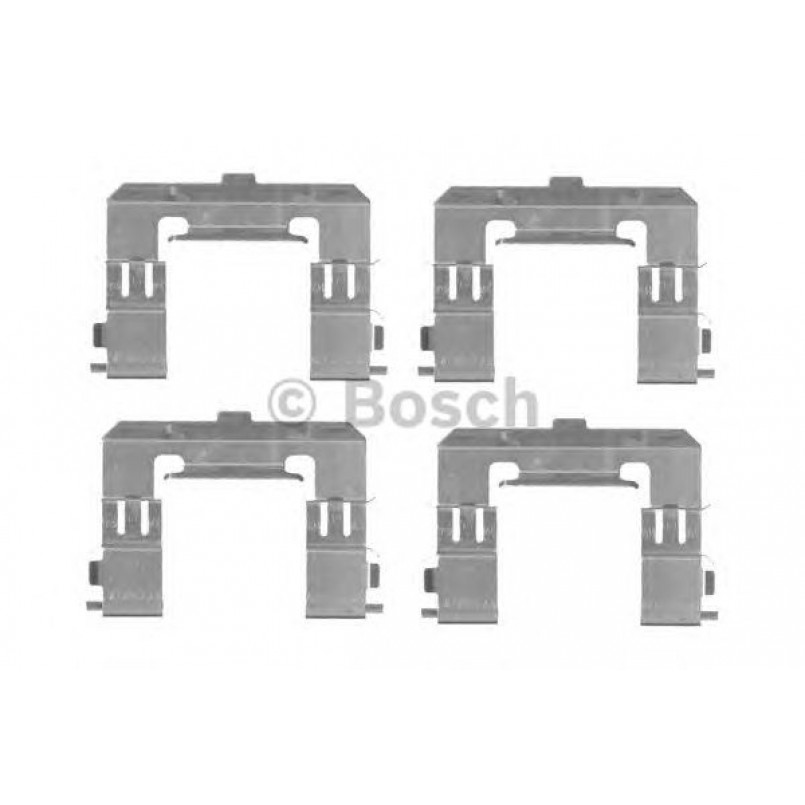 1987474450 BOSCH Монтажний комплект гальмівних колодок — фото товара