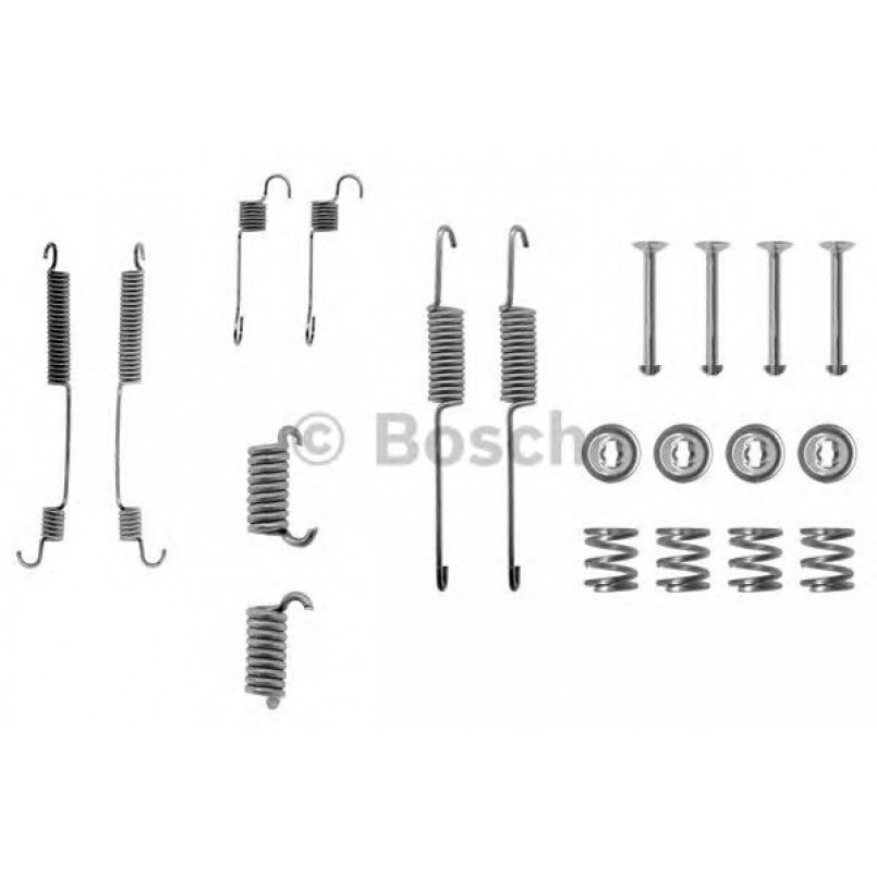 1987475034 BOSCH Монтажний комплект задніх гальмівний колодок — фото товара