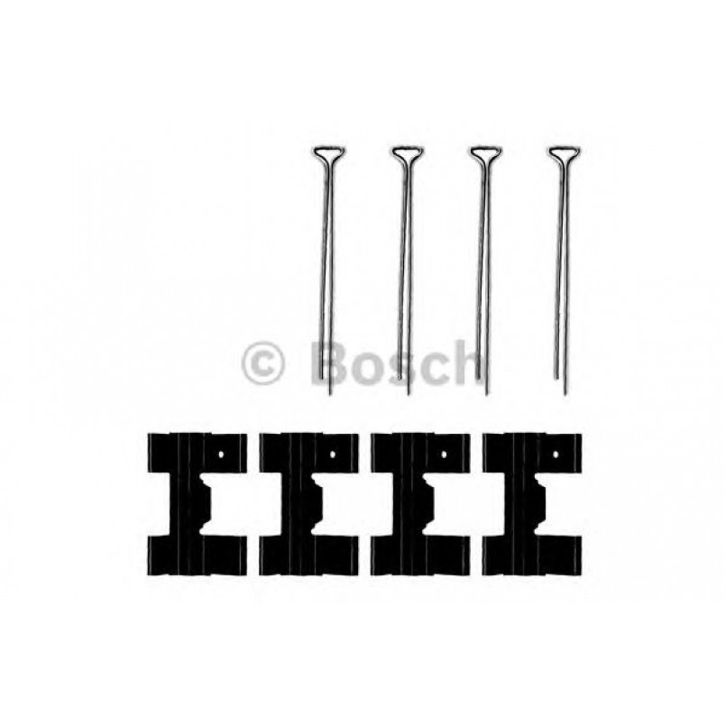 1987474115 BOSCH Монтажний комплект гальмівних колодок — фото товара