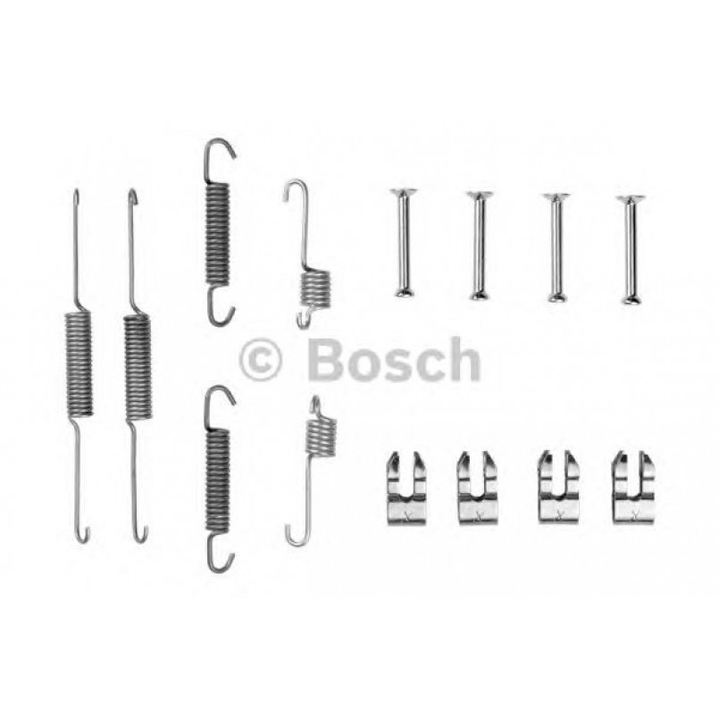 1987475118 BOSCH Монтажний комплект задніх гальмівний колодок — фото товара