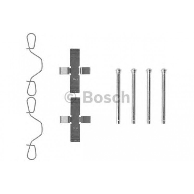 1987474042 BOSCH Монтажний комплект гальмівних колодок — фото товара