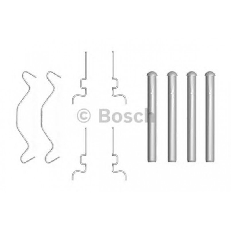 1987474313 BOSCH Монтажний комплект гальмівних колодок — фото товара