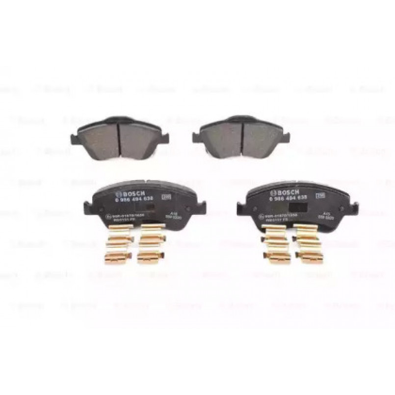 0986494638 BOSCH Гальмівні колодки до дисків BP2733 — фото товара №4