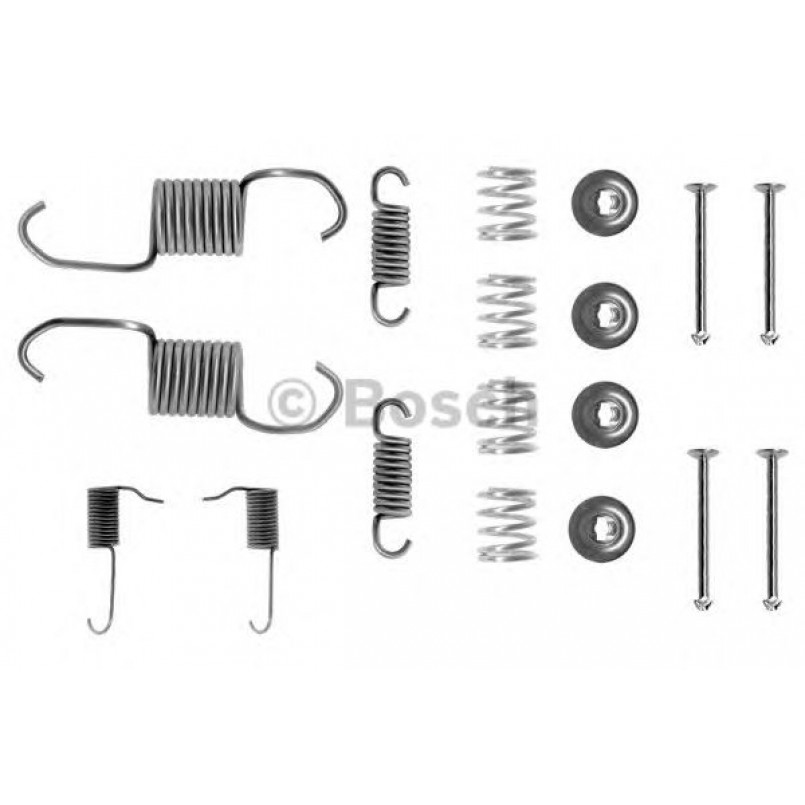 1987475144 BOSCH Монтажний комплект задніх гальмівний колодок — фото товара