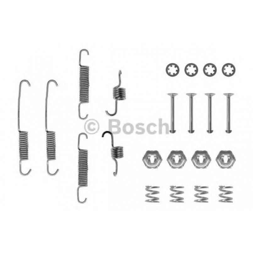 1987475161 BOSCH Монтажний комплект задніх гальмівний колодок — фото товара