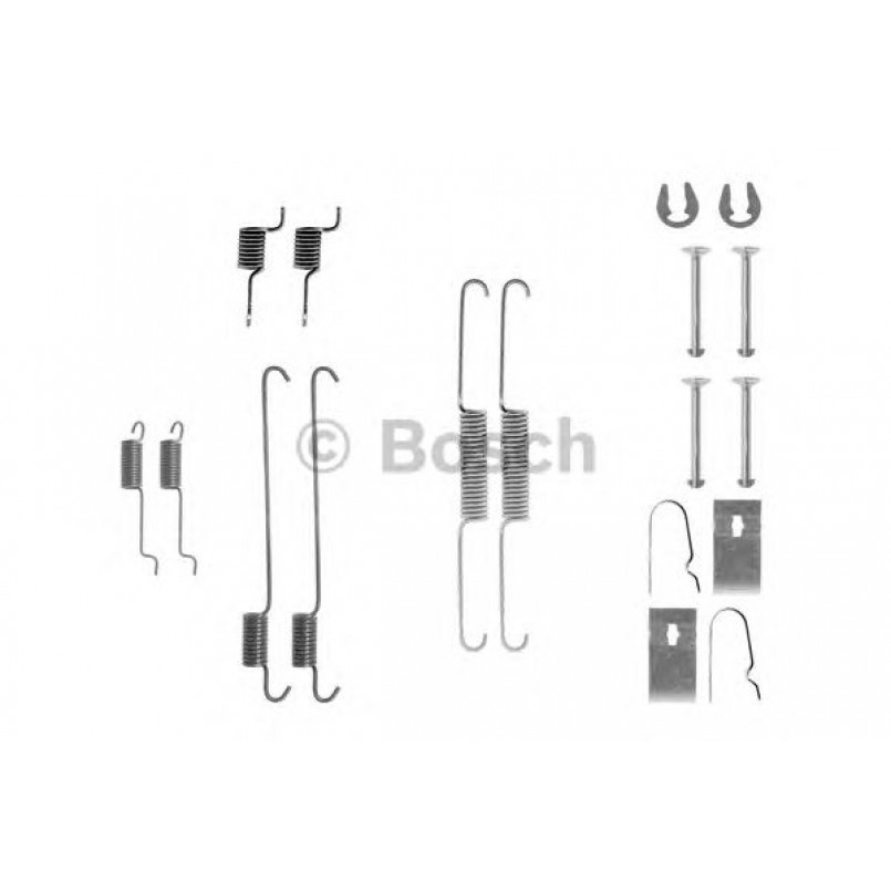 1987475290 BOSCH Монтажний комплект задніх гальмівний колодок — фото товара