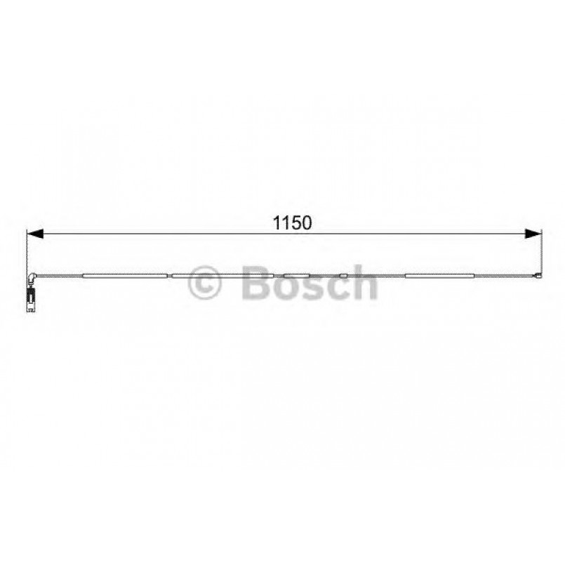 1987473004 BOSCH Датчик зносу гальмівних колодок — фото товара