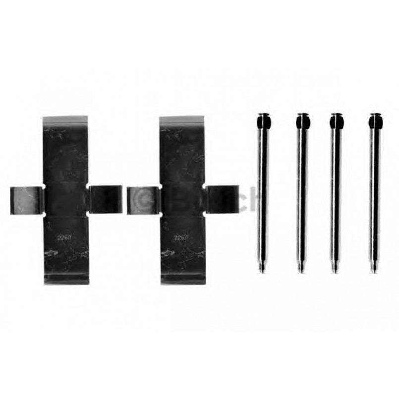 1987474002 BOSCH Монтажний комплект гальмівних колодок — фото товара