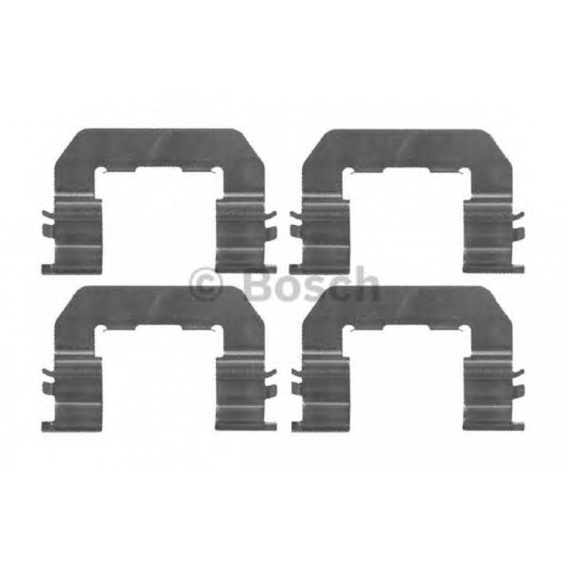 1987474454 BOSCH Монтажний комплект гальмівних колодок — фото товара