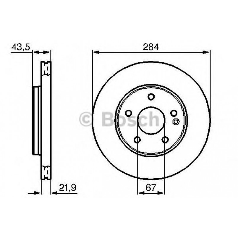 0986478301 BOSCH Гальмівний диск BD246 — фото товара №1