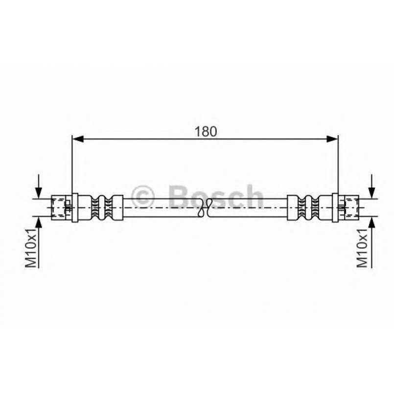 1987476018 BOSCH Гальмівний шланг — фото товара