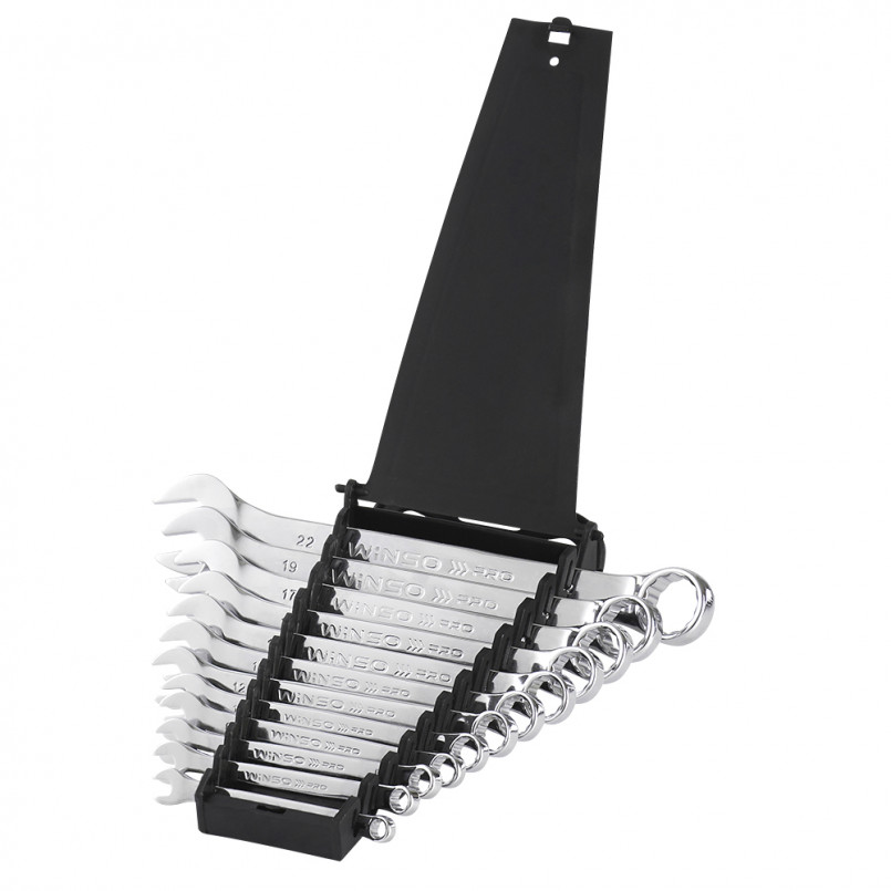 Набір ключів комбінованих WINSO PRO CR-V, 12шт., 6-22 мм, упакування пластик — фото товара №2