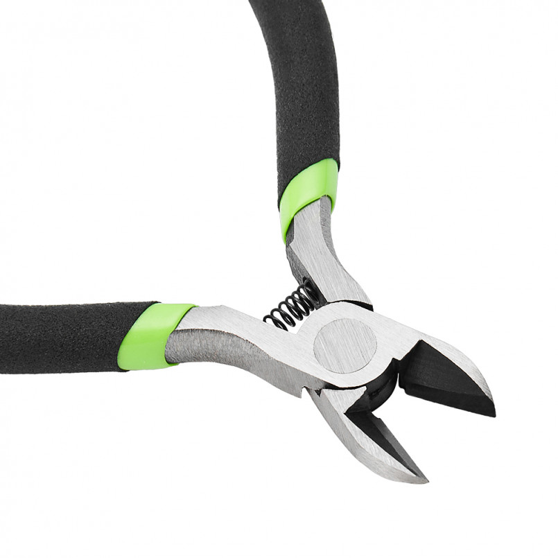 Бокорізи прецизійні WINSO PRO 120мм, Cr-V, HRC 55-60, поліровані, оліє-стійка, прогумована ручка — фото товара №4