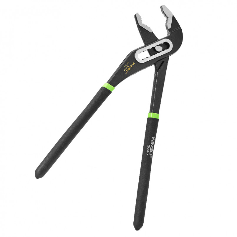 Кліщі переставні сантехнічні WINSO PRO 240мм, макс. діаметр 35мм, Cr-V, HRC 55-60, поліровані, чорни — фото товара №3