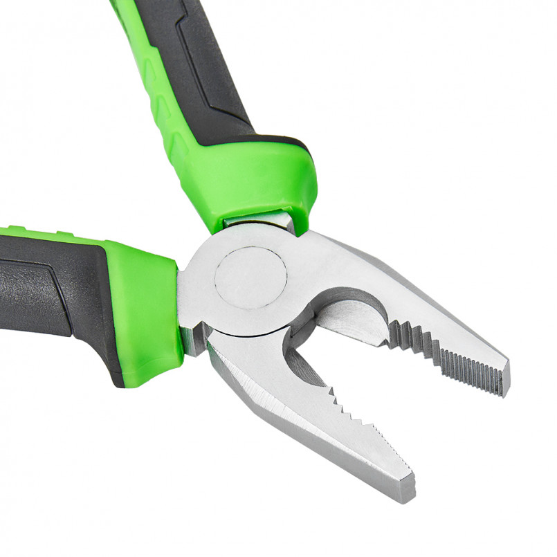 Плоскогубці комбіновані WINSO PRO 160мм, Cr-V, HRC 55-62, сатинове покриття, двокомпонентна ручка — фото товара №4