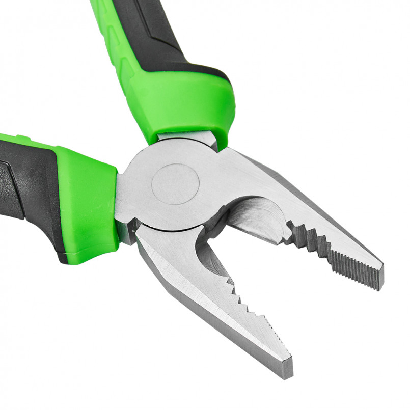 Плоскогубці комбіновані WINSO PRO 180мм, Cr-V, HRC 55-62, сатинове покриття, двокомпонентна ручка — фото товара №4