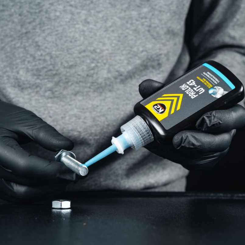 K2 PROLOK WT-43 MEDIUM 50ML фіксатор різьби анаеробний середньої міцності х12 NEW — фото товара №2