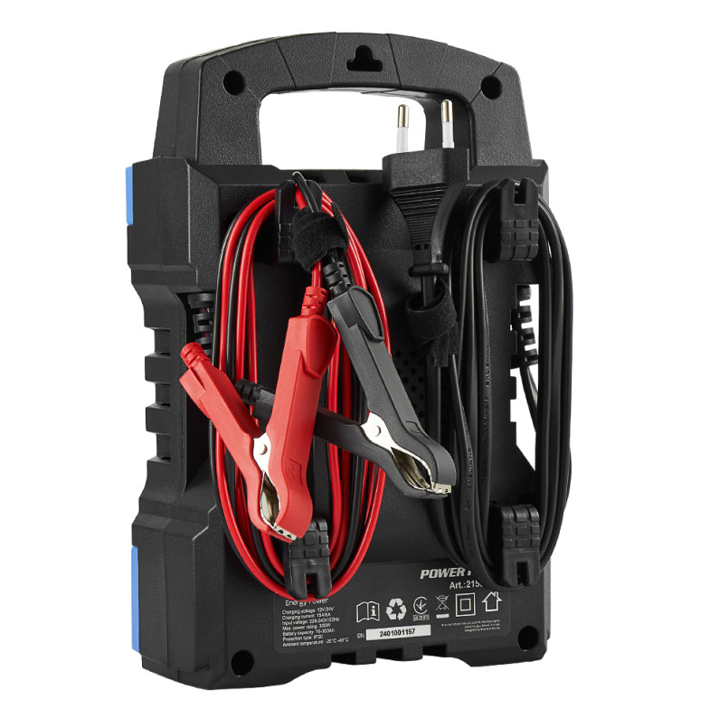 BREVIA Зарядний пристрій АКБ POWER1500 15A, 12V/24V, 10-300Ah (6шт.) — фото товара №3