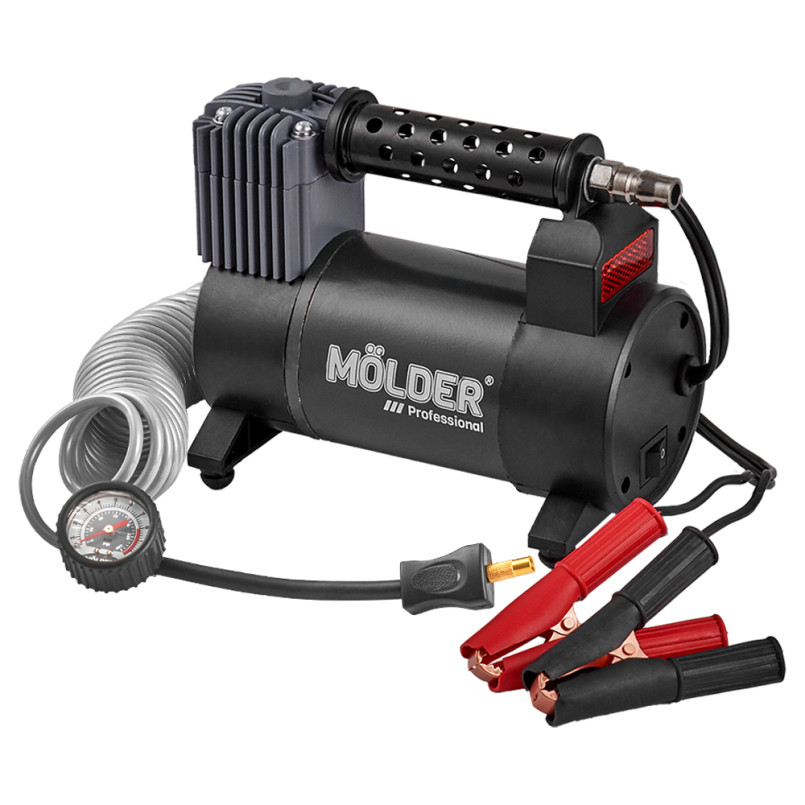Molder Автомобільний компресор12В, 170Вт, 10 Атм, 40 л/хв., дов шланга 5,7м, кабель 3м — фото товара №1