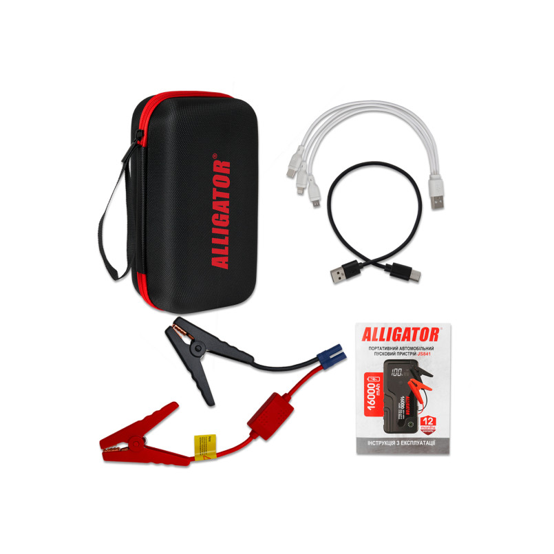 ALLIGATOR Пусковий пристрій 16000mAh 300A/600A (10шт.) — фото товара №4