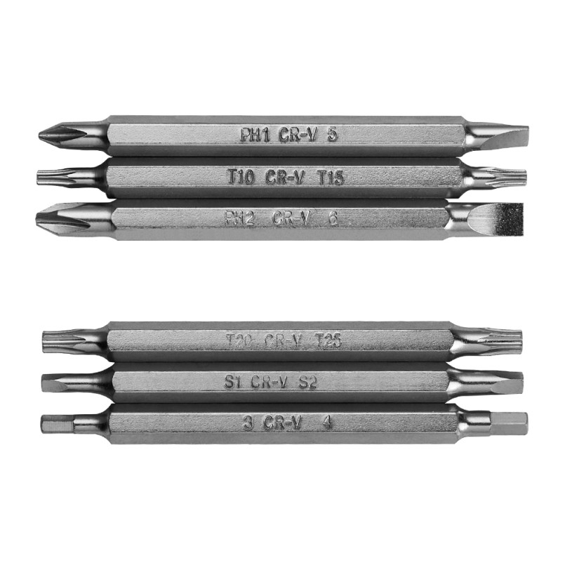 MOLDER Викрутка реверсивна з комплектом насадок Molder, 12 в 1 — фото товара №3